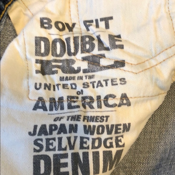 Double RL Boy Fit Sledge Denim. 28” Waist. - Picture 8 of 8